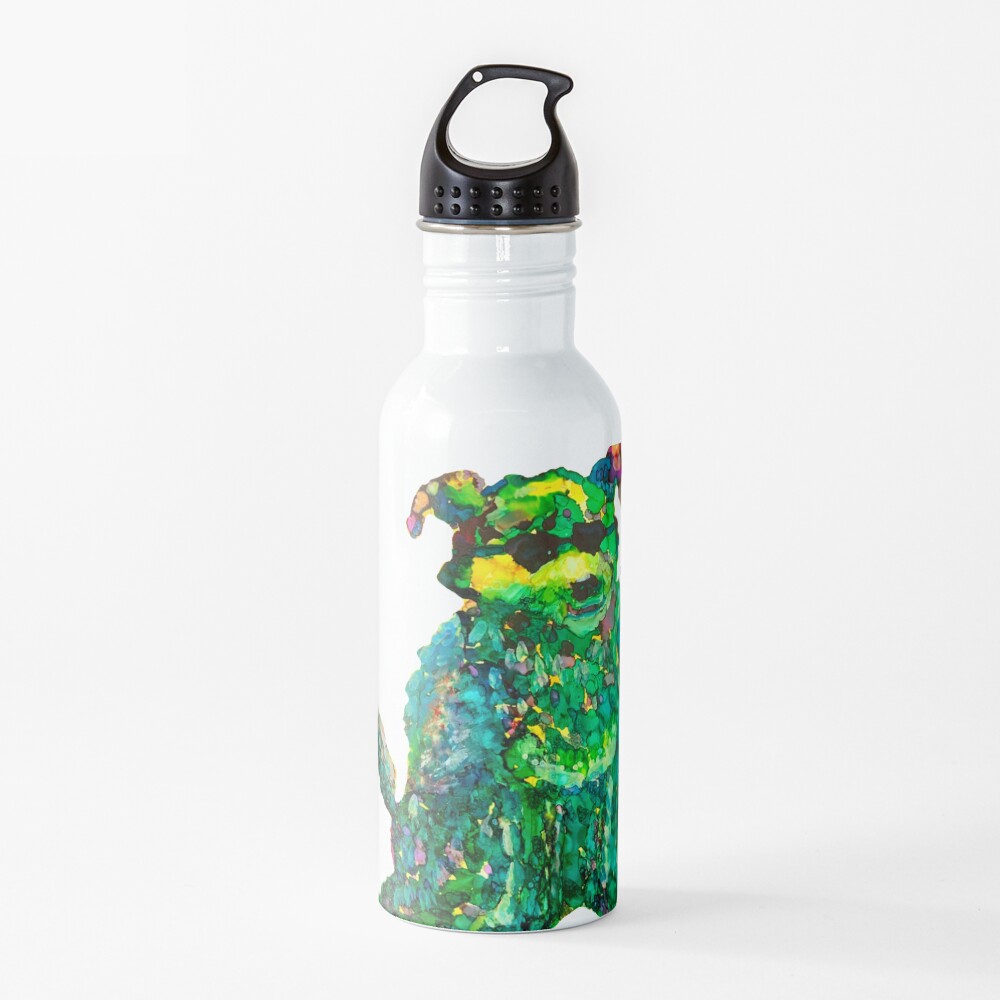 Cool Dog Abstract Original Water Bottle