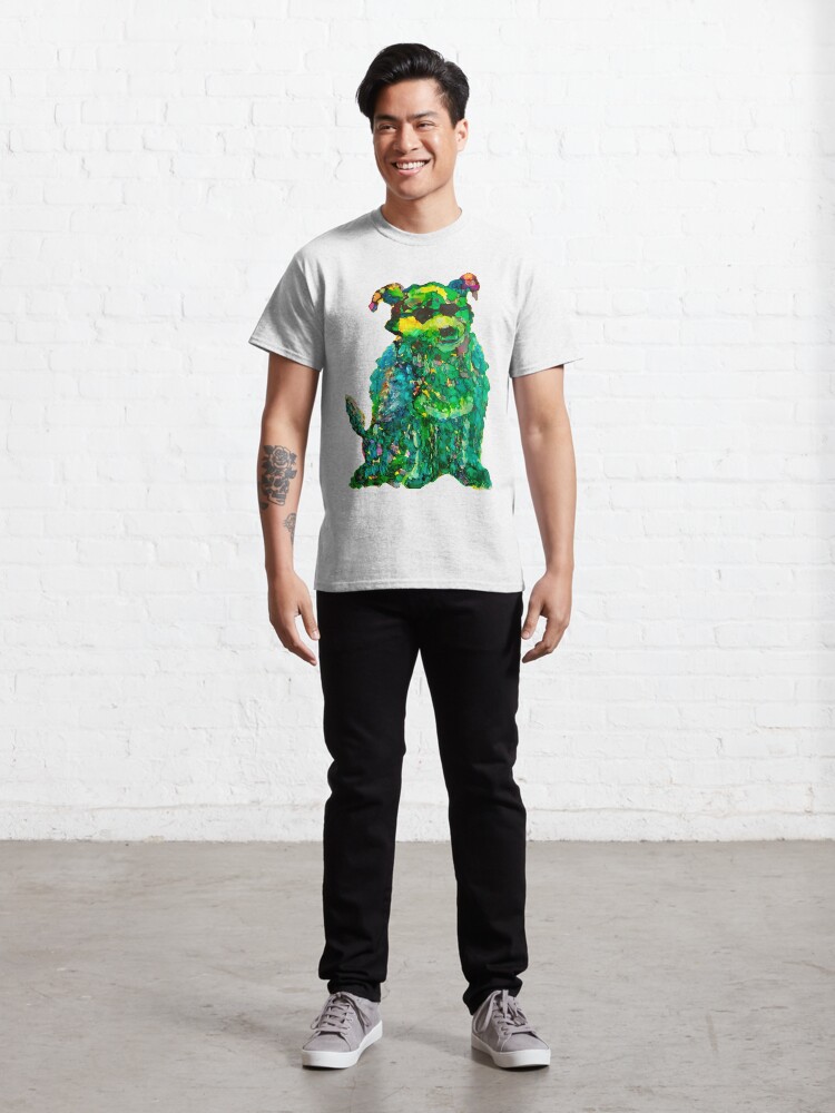 Alternate view of Cool Dog Abstract Original Classic T-Shirt