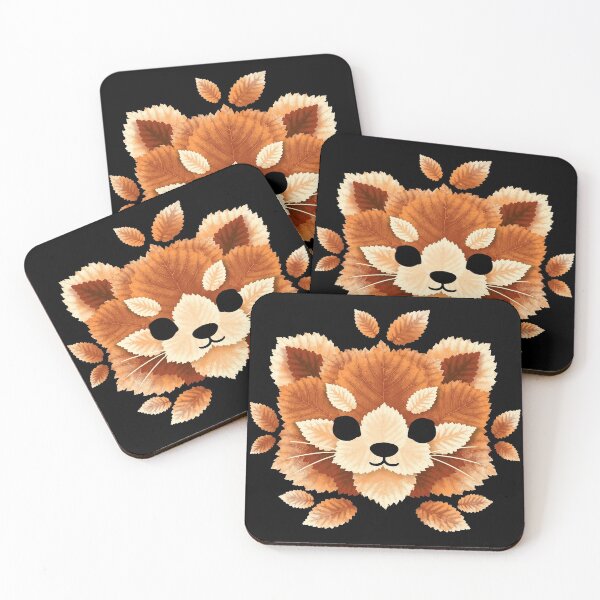 Item preview, Red panda of leaves designed and sold by NemiMakeit.