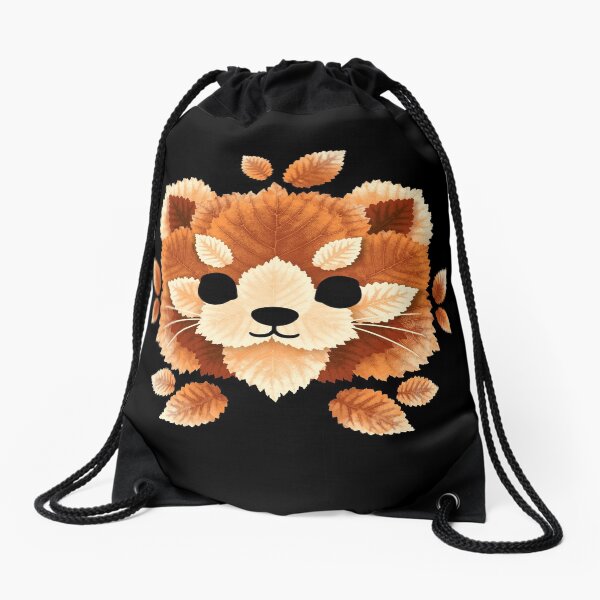 Item preview, Red panda of leaves designed and sold by NemiMakeit.