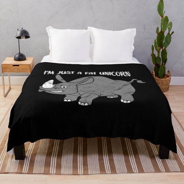 Item preview, Rhinoceros told himself he's fat unicorn gift idea designed and sold by Svetiik.