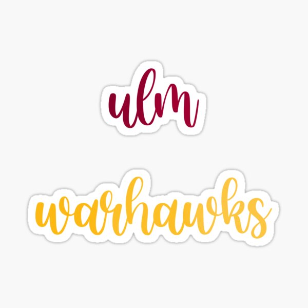 louisiana-monroe-warhawks-ulm-academic-logo-bag-tag-ornament-college-wall-art  - College Wall Art