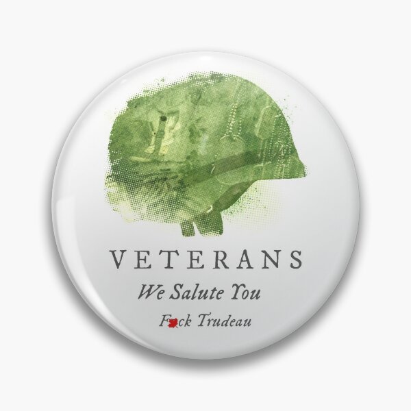 Item preview, F*ck Trudeau We Salute Vets designed and sold by KomarDesigns.