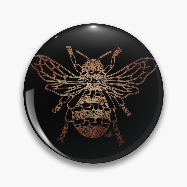 Item preview, Bronzed Steampunk Robot Bee designed and sold by MenagerieMayhem.