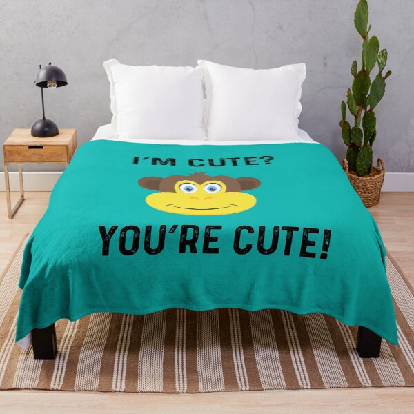 Item preview, Baby Monkey I’m Cute? You’re Cute! Adorable Print designed and sold by Lizzie May.