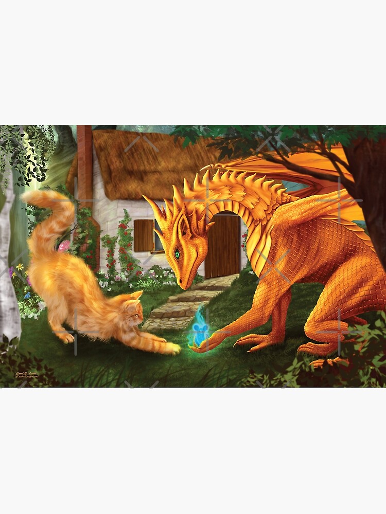 Cat and Dragon by leever