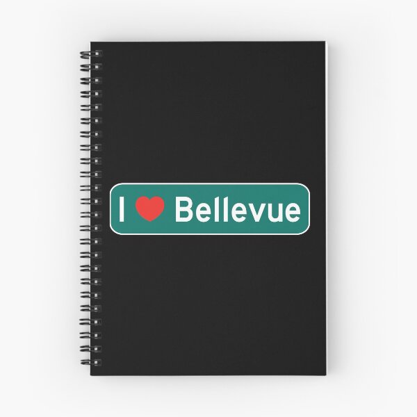 Artikelvorschau, Ich liebe Bellevue! entworfen und verkauft von DoodleDashCollective.