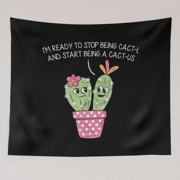Item preview, Cactus loving each other gift idea succulent lover designed and sold by Svetiik.