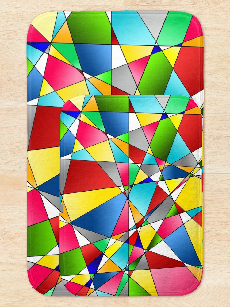 Thumbnail 5 of 6, Bath Mat, patchwork designed and sold by ARTmanhART.