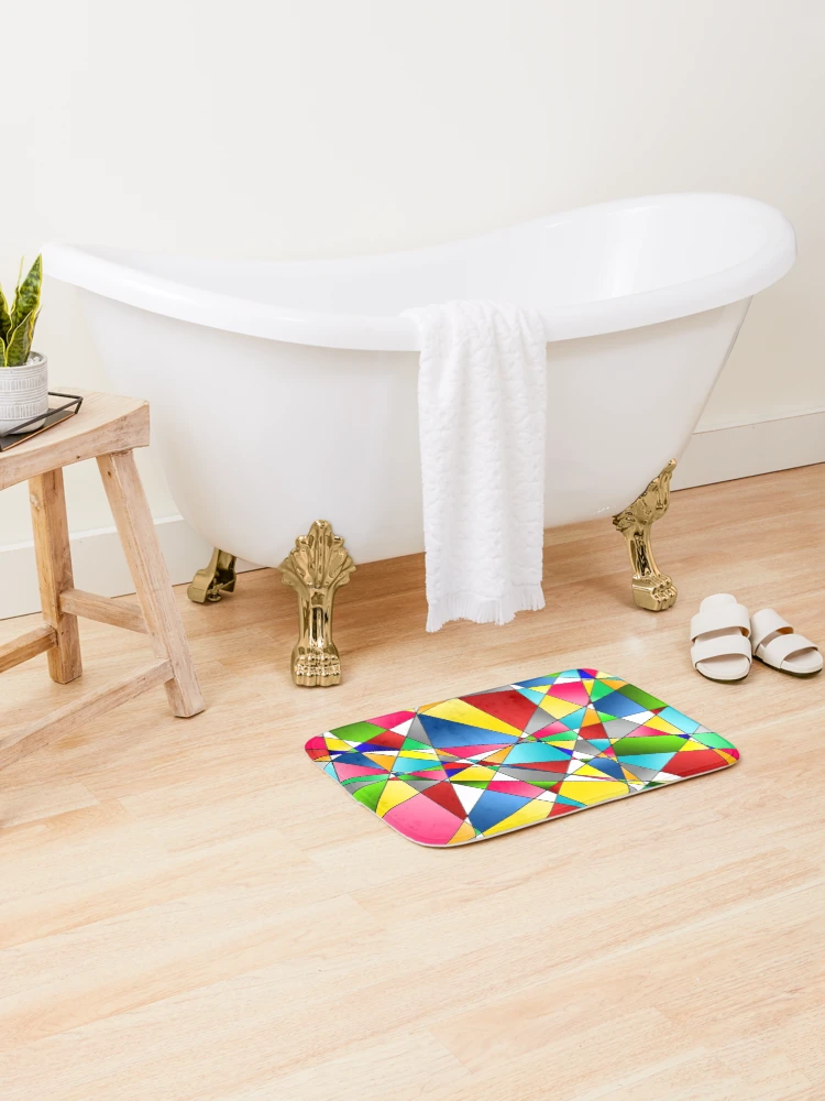 Thumbnail 2 of 6, Bath Mat, patchwork designed and sold by ARTmanhART.