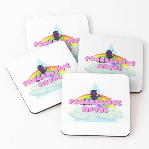 Item preview, PROGRESSIVE METAL UNICORN RAINBOW designed and sold by sherwinc.