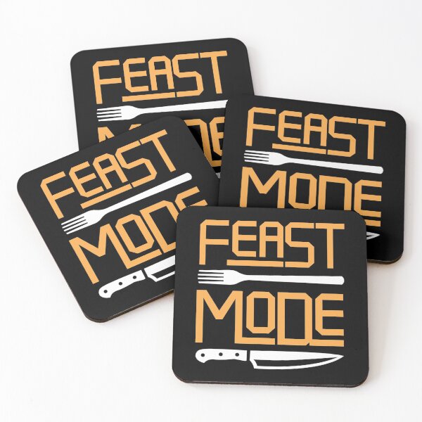 Item preview, Feast Mode Quote / Eating Dinner Thanksgiving Saying Eat design designed and sold by CreatedByHeidi.