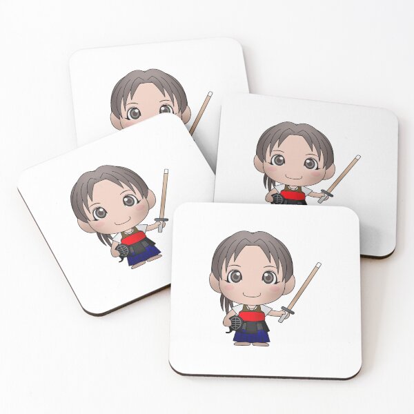 Item preview, anime chibi kids sports fencing swordplay girl designed and sold by portrait4you.