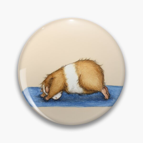 Item preview, Downward Facing Dog - Yoguinea Yoga Guinea Pig designed and sold by wguineapigsfly.