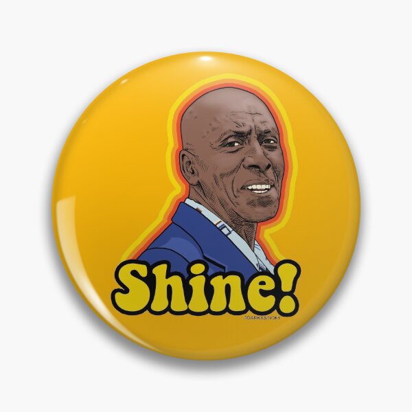 Item preview, The Shining- Dick Hallorann "Shine!" Sticker- Retro sunburst designed and sold by DarkAndSticky.
