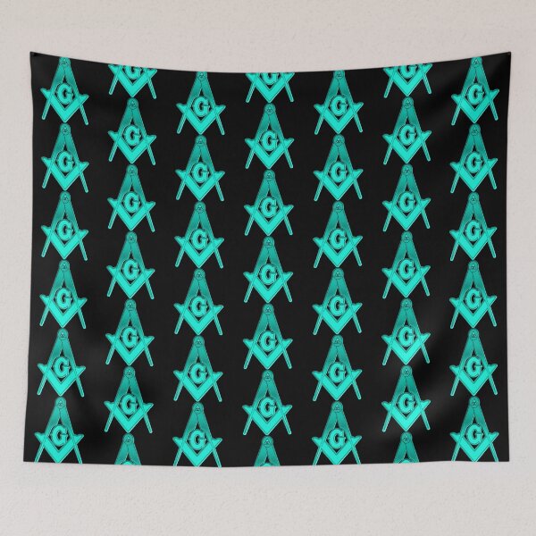 Item preview, Teal Freemason Compass designed and sold by IBMClothing.