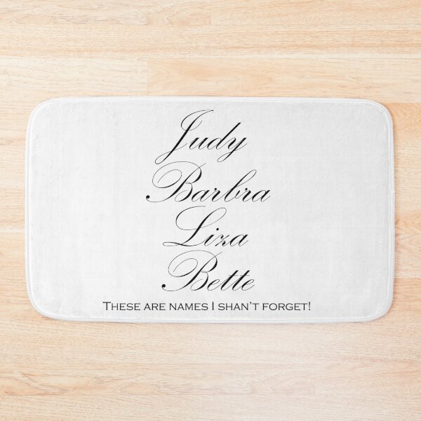 Item preview, Judy - Barbra - Liza - Bette (BLACK) designed and sold by Wayne's Warehouse.