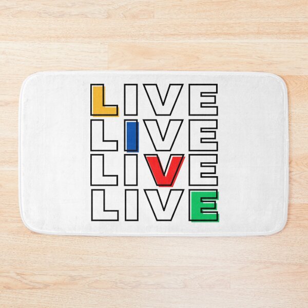 Item preview, Live Life with Colour designed and sold by ShopEssentials.