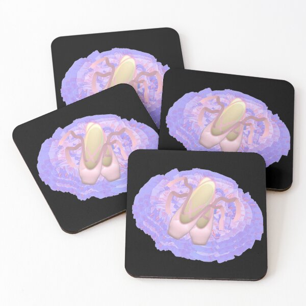 Item preview, Ballet Toe Shoes and Tutu (Black Background) designed and sold by ArtByLM.