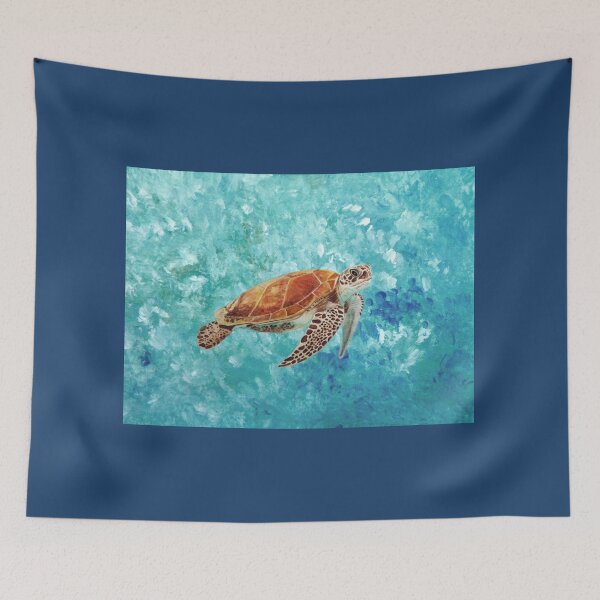 Item preview, Turtle Swimming designed and sold by Angeles M. Pomata.
