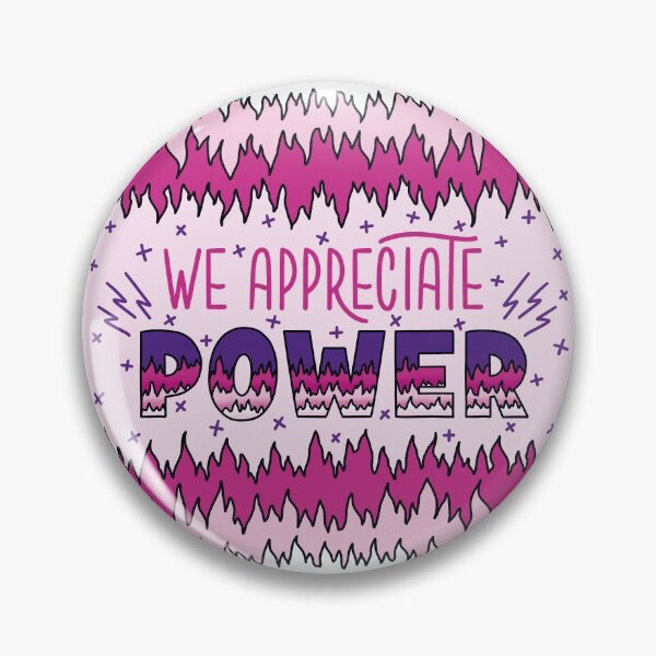 Item preview, Feminist art "We appreciate power" designed and sold by letterbrighter.