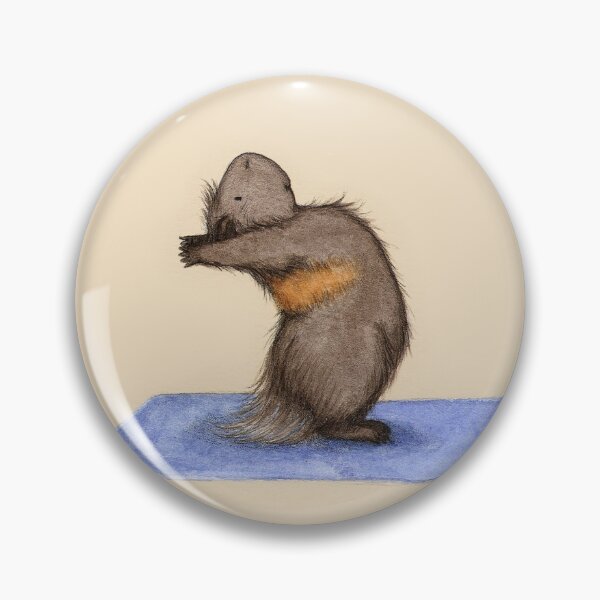Item preview, Yoguineas - Yoga Guinea Pig - Standing Backbend Pose designed and sold by wguineapigsfly.