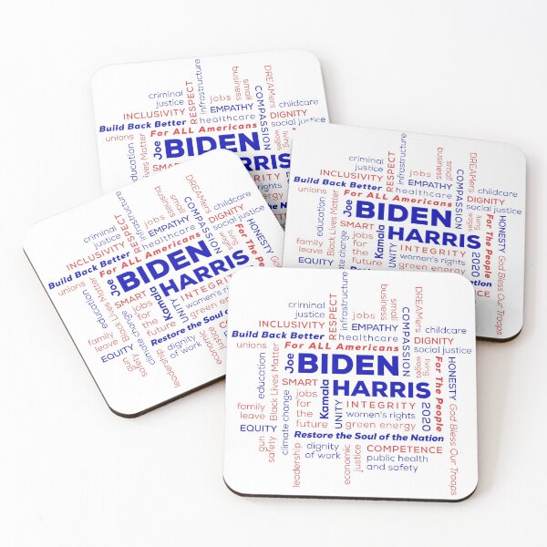 Item preview, Biden-Harris Campaign Word Cloud designed and sold by LadyDiBaldGuy.
