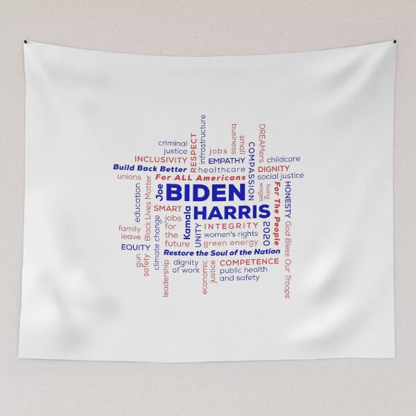 Item preview, Biden-Harris Campaign Word Cloud designed and sold by LadyDiBaldGuy.