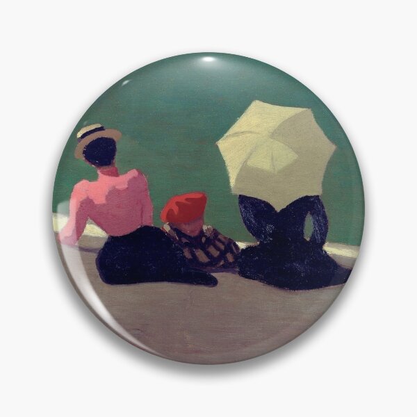 Item preview, Félix Vallotton - On the Beach - Sur la Plage designed and sold by ArtExpression.