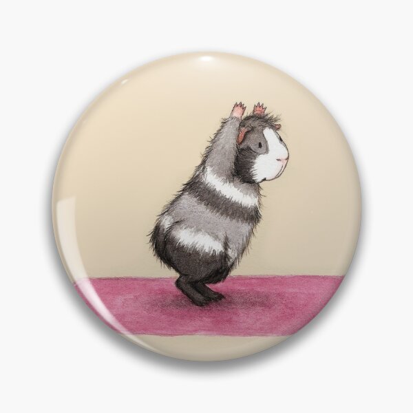 Item preview, Yoga Guinea Pig - Chair Pose - Yoguineas designed and sold by wguineapigsfly.