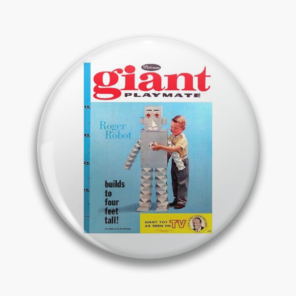 Item preview, GIANT ROBOT PLAYMATE! designed and sold by ThrowbackAds.
