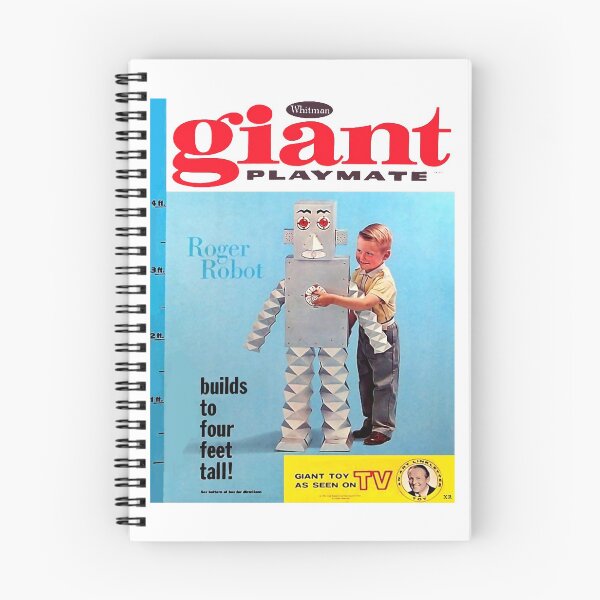 Item preview, GIANT ROBOT PLAYMATE! designed and sold by ThrowbackAds.