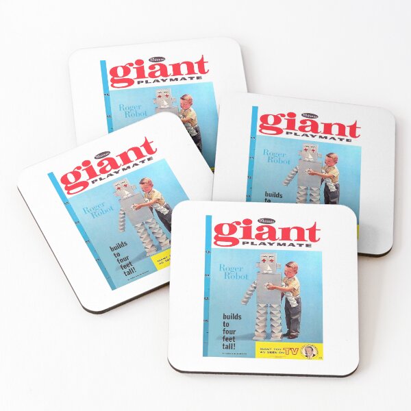 Item preview, GIANT ROBOT PLAYMATE! designed and sold by ThrowbackAds.