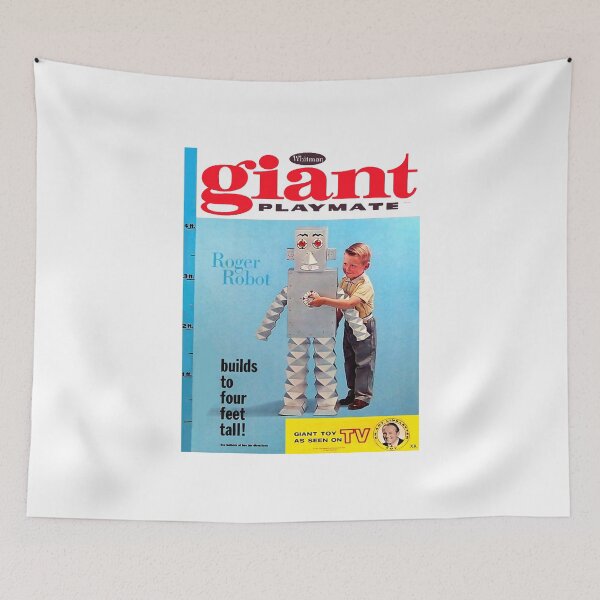 Item preview, GIANT ROBOT PLAYMATE! designed and sold by ThrowbackAds.