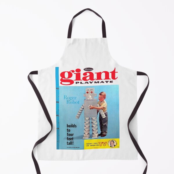 Item preview, GIANT ROBOT PLAYMATE! designed and sold by ThrowbackAds.
