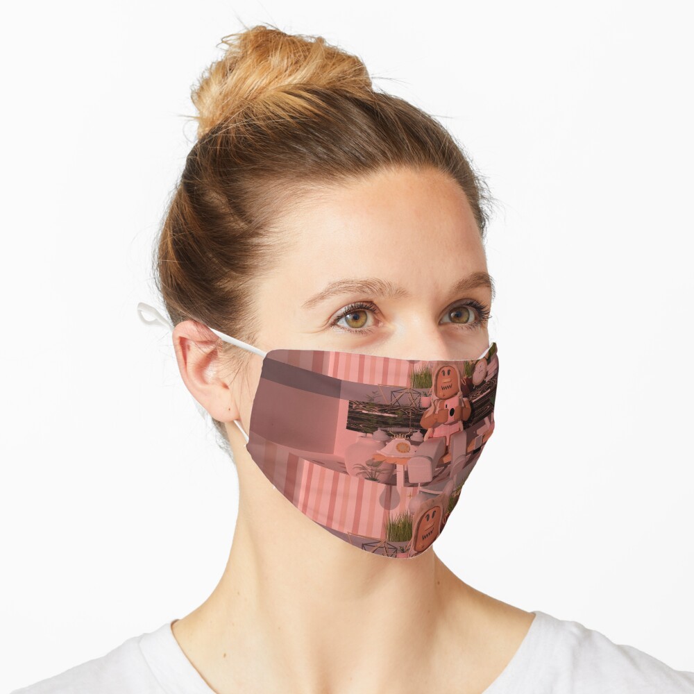 Pink Roblox Mask Mask By Toastybuvs Redbubble - pink ski mask roblox