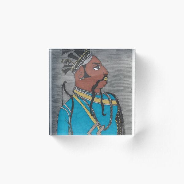 Rawat MAHA SINGHJI, Thakur of Kanore Acrylic Block