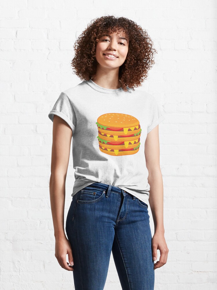 Alternate view of multi-storey hamburger Classic T-Shirt