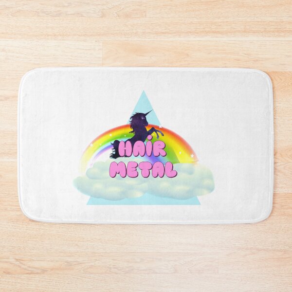 Item preview, HAIR METAL UNICORN RAINBOW designed and sold by sherwinc.