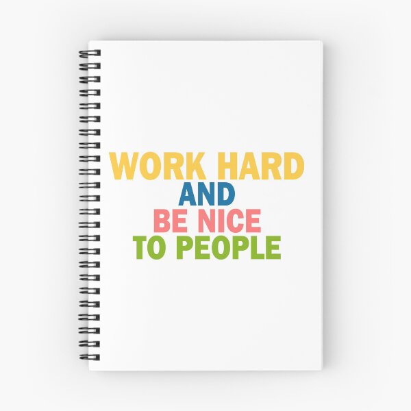 Item preview, Work Hard and be Nice to People, Perfect Gift designed and sold by murad2020.