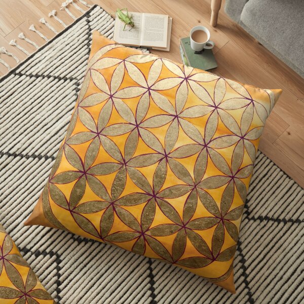 Flower of Life (XL) Floor Pillow