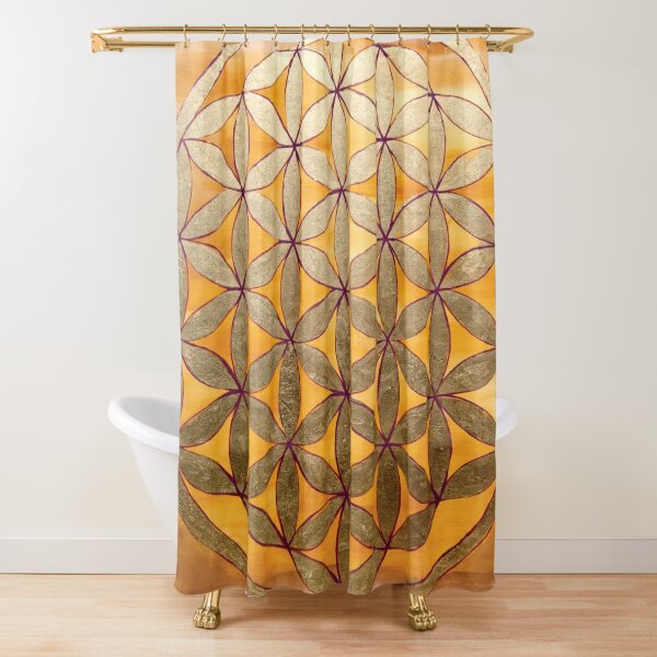 Flower of Life (XL) Shower Curtain