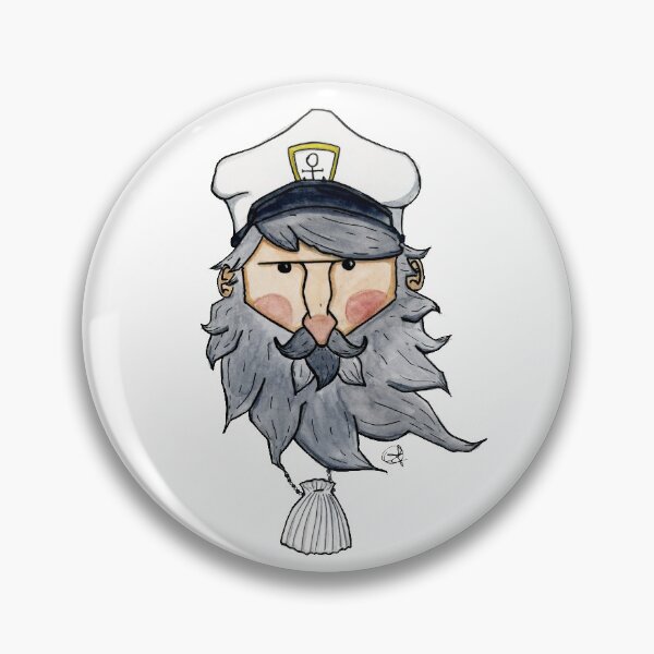Item preview, The Beardes Sailorman Watercolor designed and sold by gfurbatto.