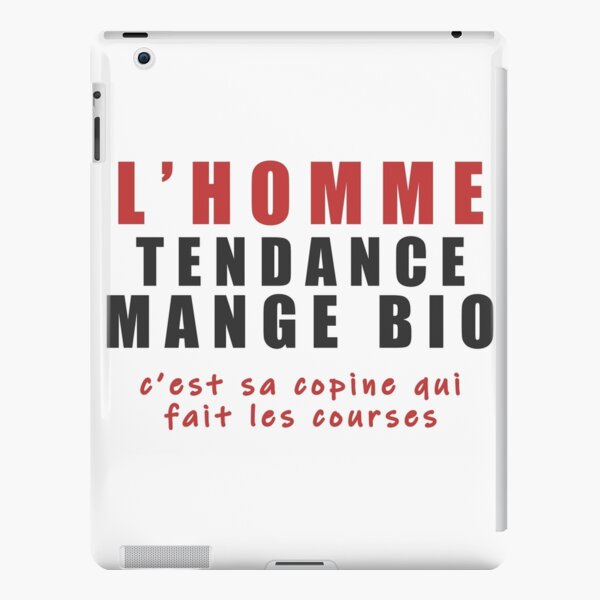 The trendy man eats organic (his girlfriend does the shopping) iPad Snap Case