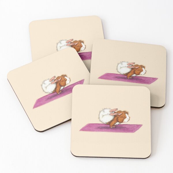 Item preview, Yoga Guinea Pig - Side Crow Pose - Yoguineas designed and sold by wguineapigsfly.