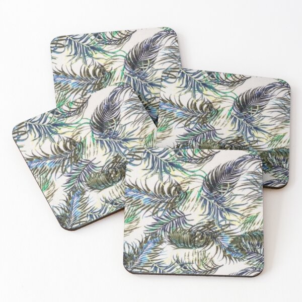 Item preview, Copy of Peachy Green Leaves African Wax Print designed and sold by africanvisuals.