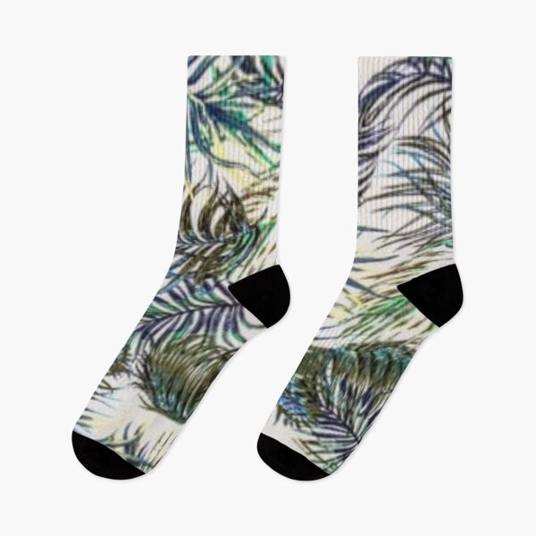Item preview, Copy of Peachy Green Leaves African Wax Print designed and sold by africanvisuals.