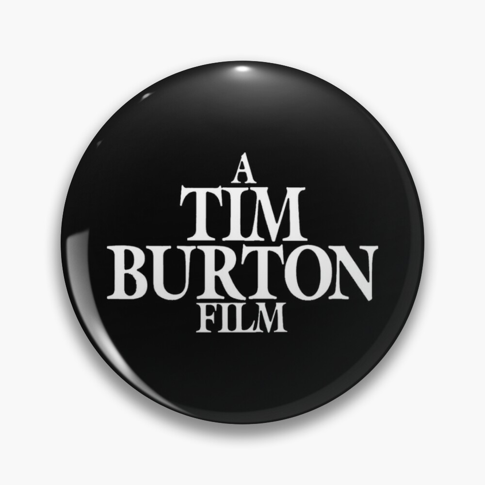 Un film de Tim Burton / Blanc sur noir | Badge
