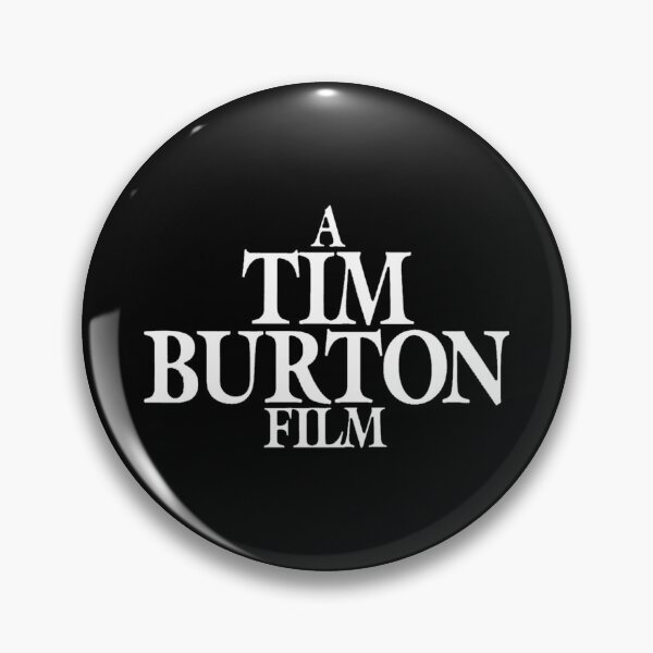 Vista previa del artículo con la obra «Una película de Tim Burton / Blanco sobre negro», diseñado y vendido por Cuttintees.
