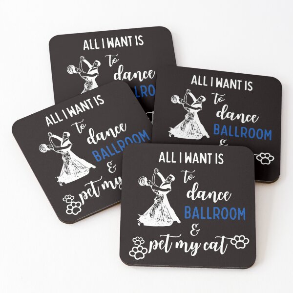 Item preview, All I want to do is to dance ballroom and pet my cat designed and sold by TallOne-apparel.
